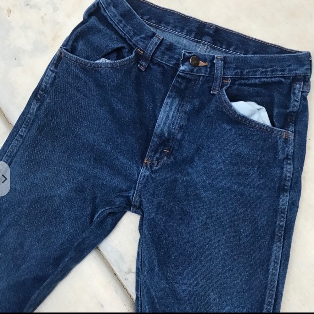 High waisted vintage denim